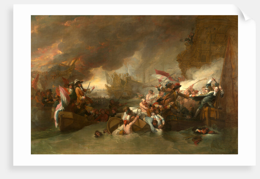 The Battle of La Hogue by Benjamin West
