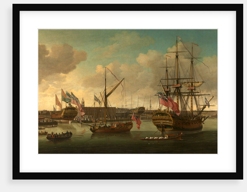 Launching at Deptford by The elder