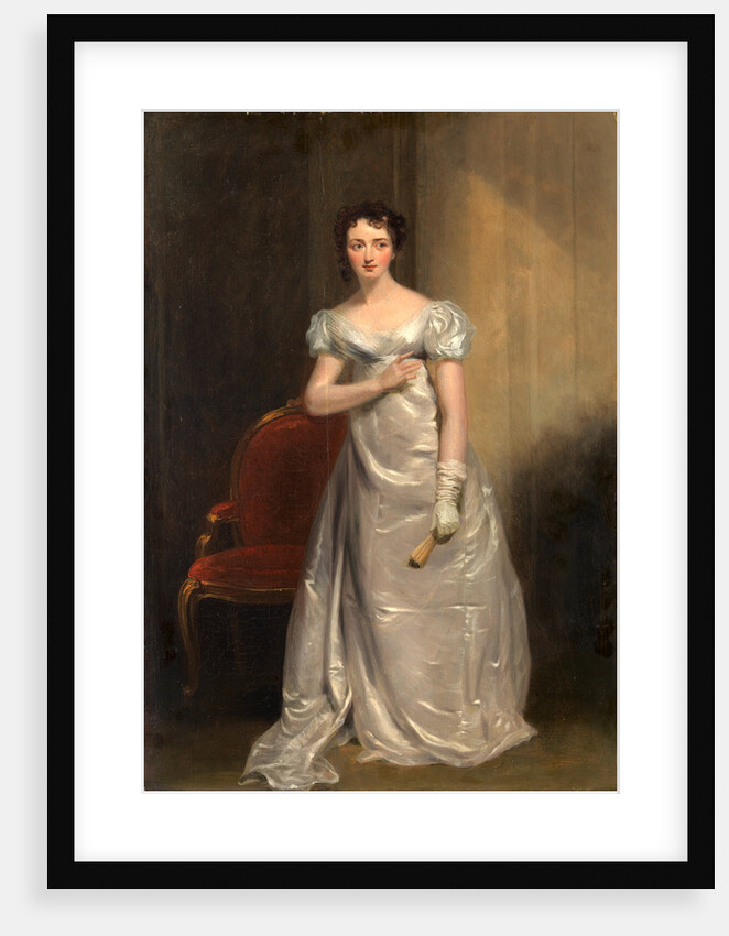 Harriet Smithson as Miss Dorillon, in 'Wives as They Were, and Maids as They Are' by Elizabeth Inchbald by George Clint