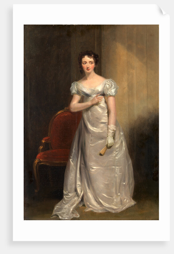 Harriet Smithson as Miss Dorillon, in 'Wives as They Were, and Maids as They Are' by Elizabeth Inchbald by George Clint