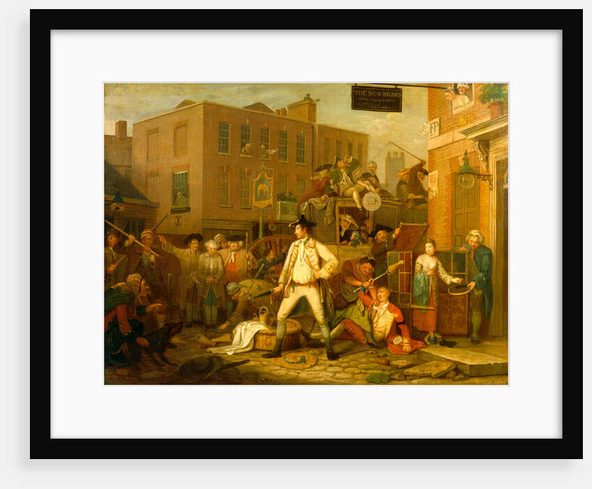 Scene in a London Street The Bath Fly by John Collet