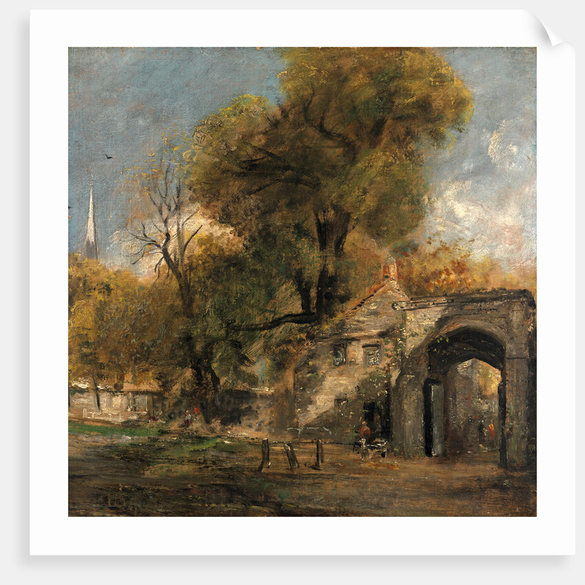 Harnham Gate, Salisbury by John Constable