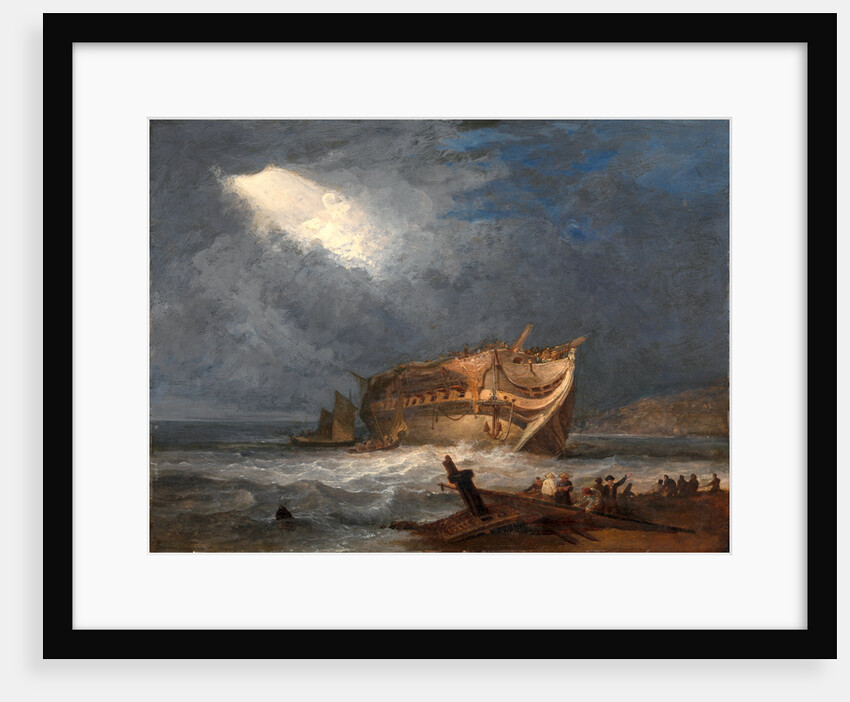 The Wreck of the Dutton, An East Indiaman by Samuel Prout