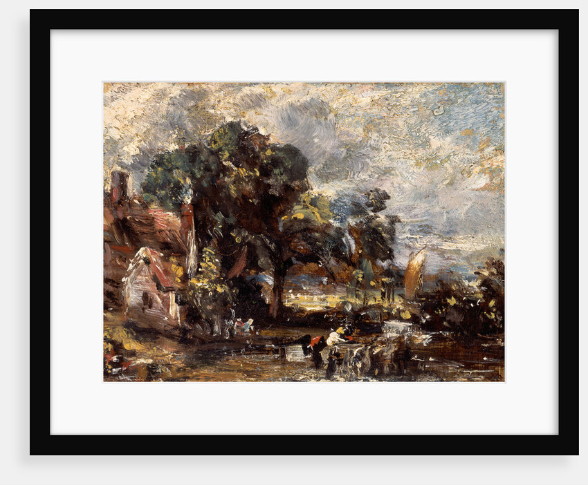 Sketch for 'The Haywain' by John Constable