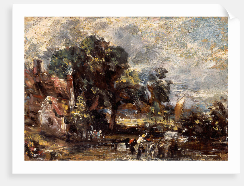Sketch for 'The Haywain' by John Constable