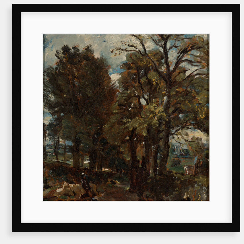 Sketch of a Lane at East Bergholt by John Constable