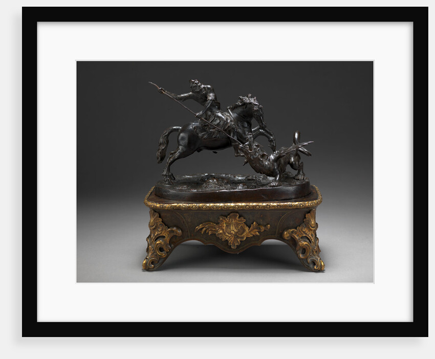 Sculpture, St. George and the Dragon, Francesco Fanelli by Francesco Fanelli