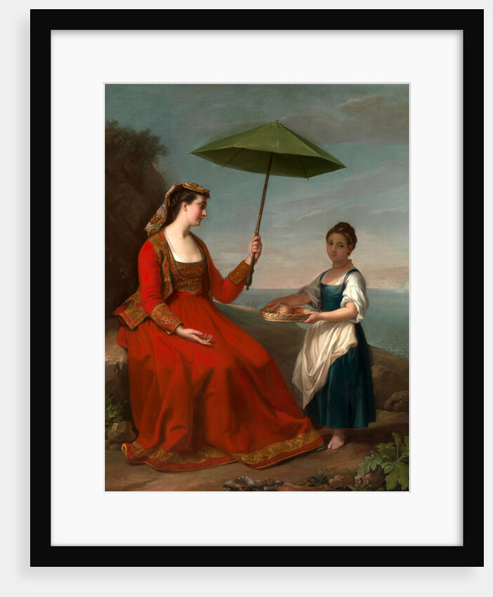 A Whole Length of a Lady of Neturrio, a Sea-port in the Pope's Territories by George James