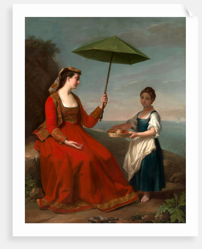 A Whole Length of a Lady of Neturrio, a Sea-port in the Pope's Territories by George James