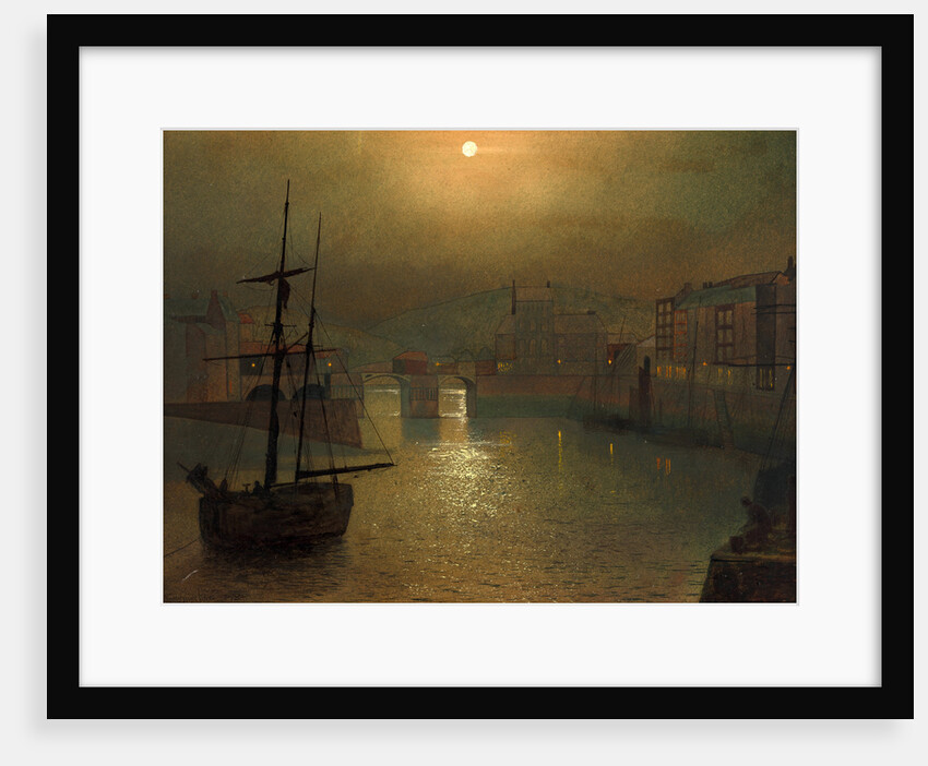 Harbor Scene by John Atkinson Grimshaw