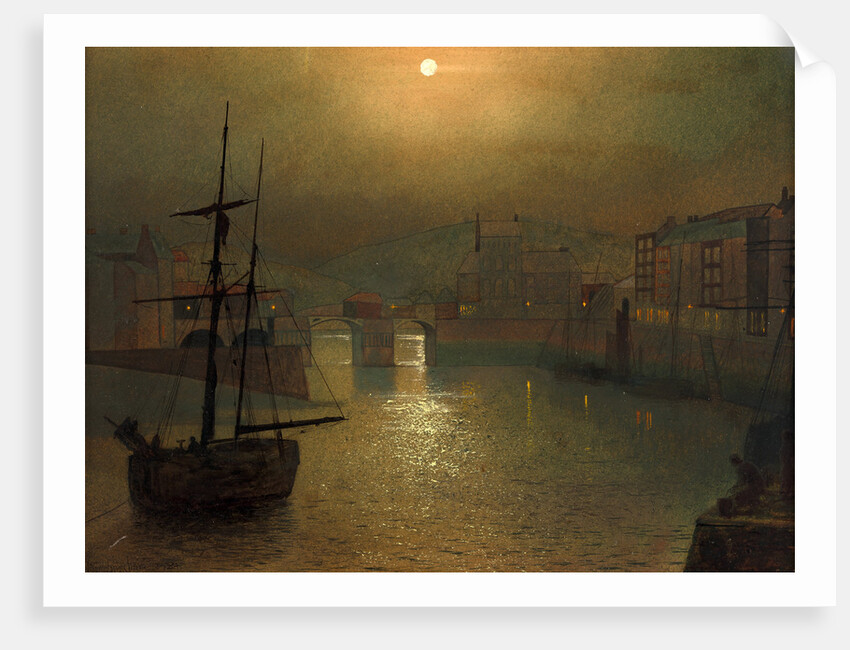 Harbor Scene by John Atkinson Grimshaw