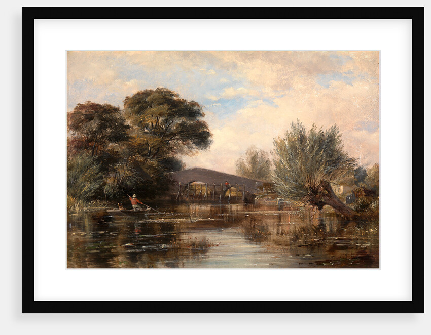 Godstow Bridge near Oxford by Edward William Cooke