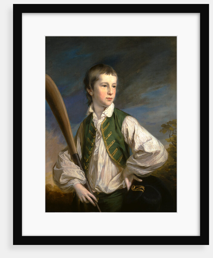Charles Collyer as a Boy, with a Cricket Bat by Francis Cotes