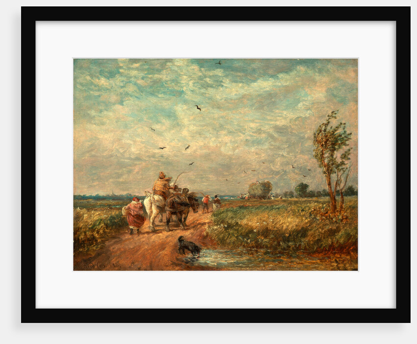 Going to the Hayfield Going Home from Haymaking by David Cox