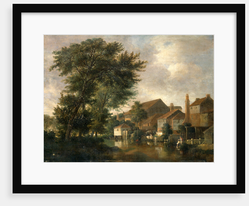 The River Wensum, Norwich The Wensum at Thorpe: Boys Bathing Bathing Scene The Wensum, Norwich by John Crome