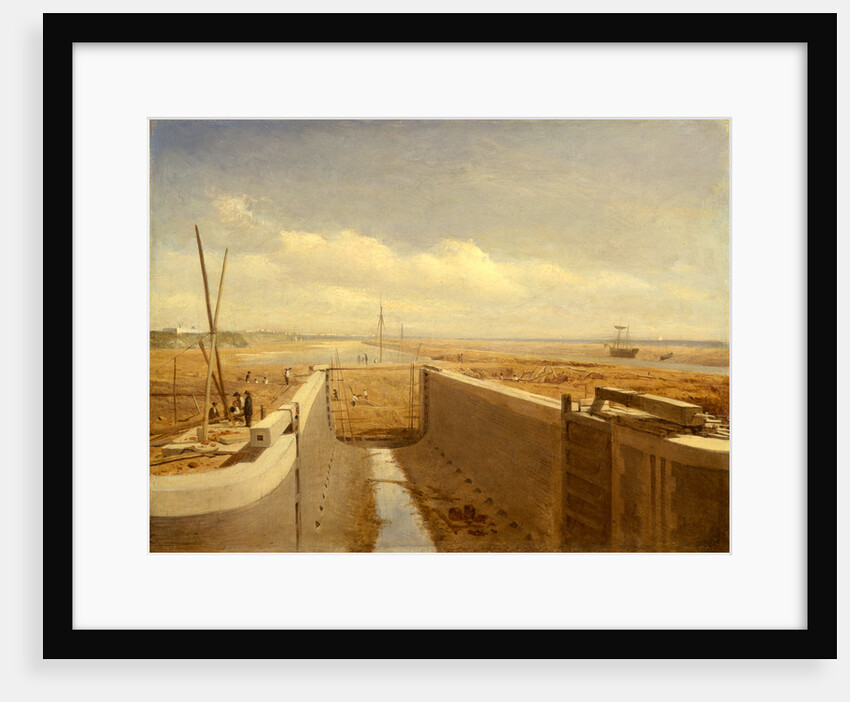 Canal under construction, possibly the Bude Canal by Anonymous