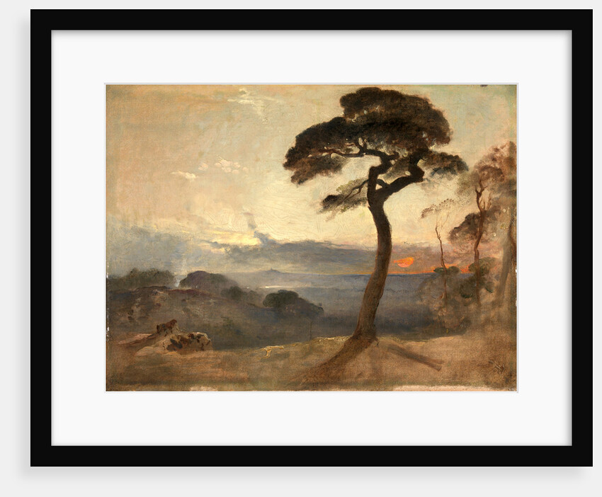 Hampstead Heath, Sunset by Francis Danby