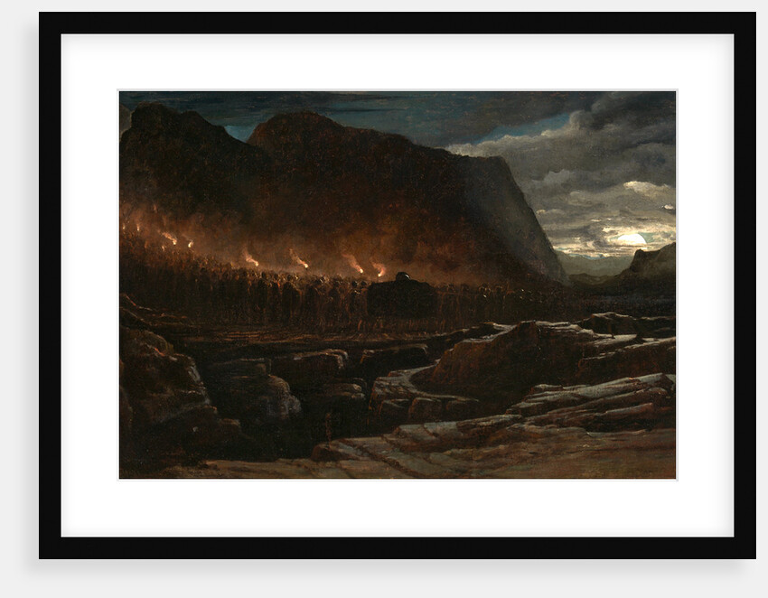 A Mountain Chieftain's Funeral by Francis Danby