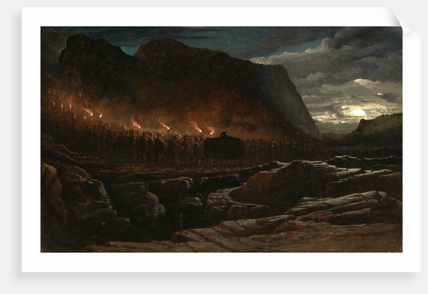 A Mountain Chieftain's Funeral by Francis Danby