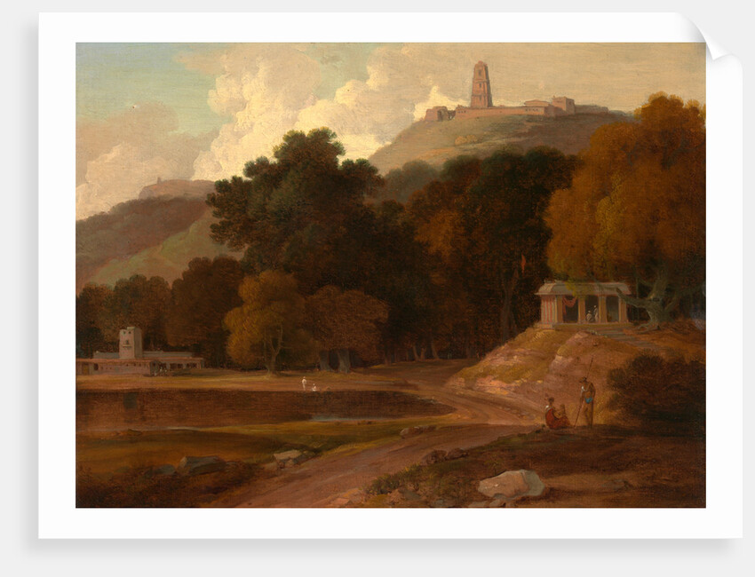 Hilly Landscape in India by Thomas Daniell