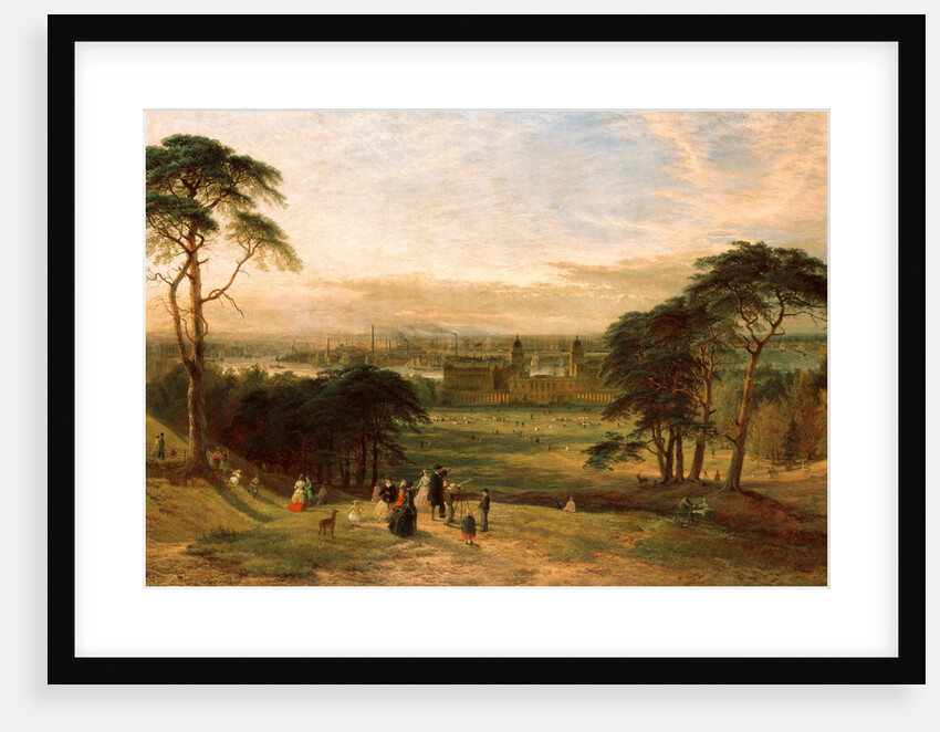 London from Greenwich Hill by Henry Dawson