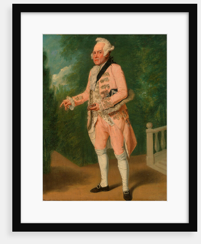 Thomas King as Lord Ogleby in 'The Clandestine Marriage' by Samuel de Wilde