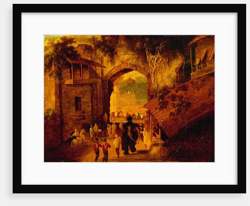 East Gateway, Patna View of the East Gateway of the City of Patna, by Sir Charles D'Oyly