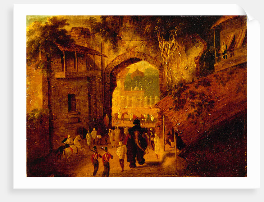 East Gateway, Patna View of the East Gateway of the City of Patna, by Sir Charles D'Oyly
