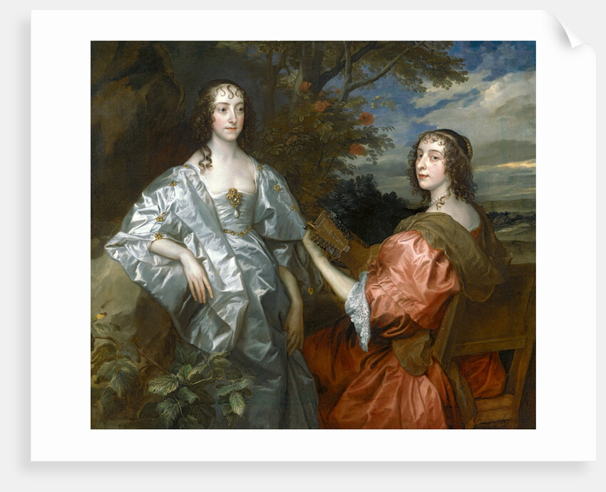 Katherine, Countess of Chesterfield, and Lucy, Countess of Huntingdon by Anthony Van Dyck