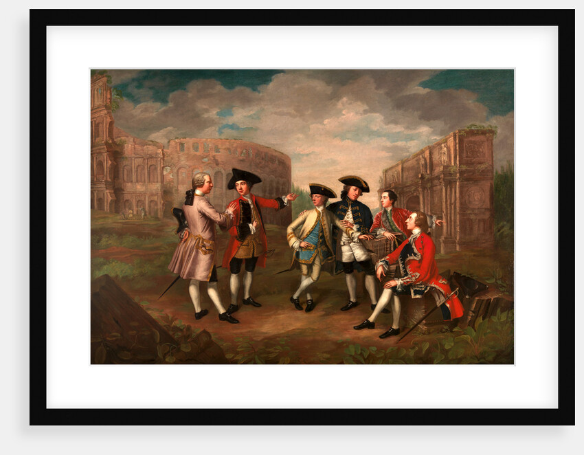 British Gentlemen in Rome Connoisseurs in Rome British Mi'Lords in Rome by Katharine Read