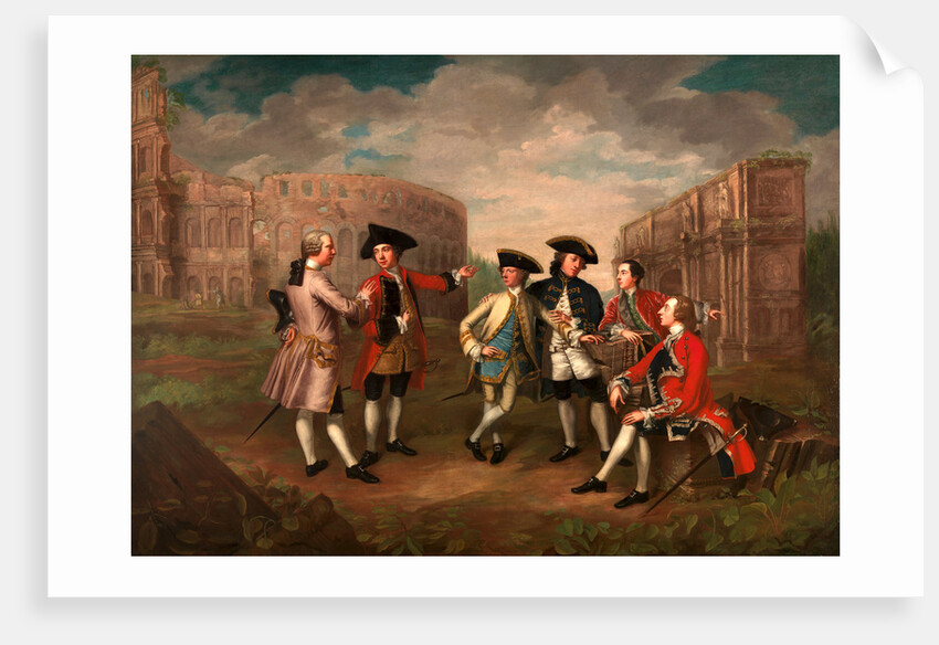 British Gentlemen in Rome Connoisseurs in Rome British Mi'Lords in Rome by Katharine Read