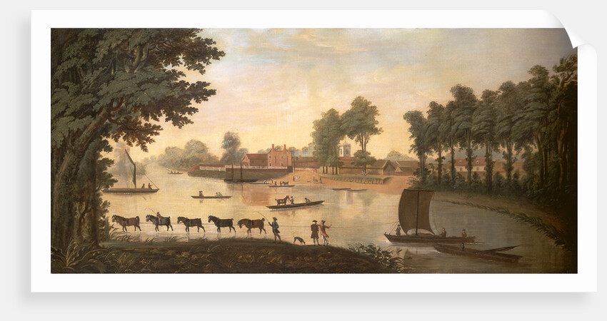 View of Shepperton on the River Thames by Anonymous