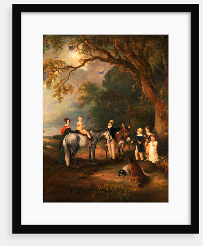 Miss Catherine Herrick with her Nieces and Nephews, the Five Elder Children of the Rev. and Mrs. Henry Palmer by John Ferneley