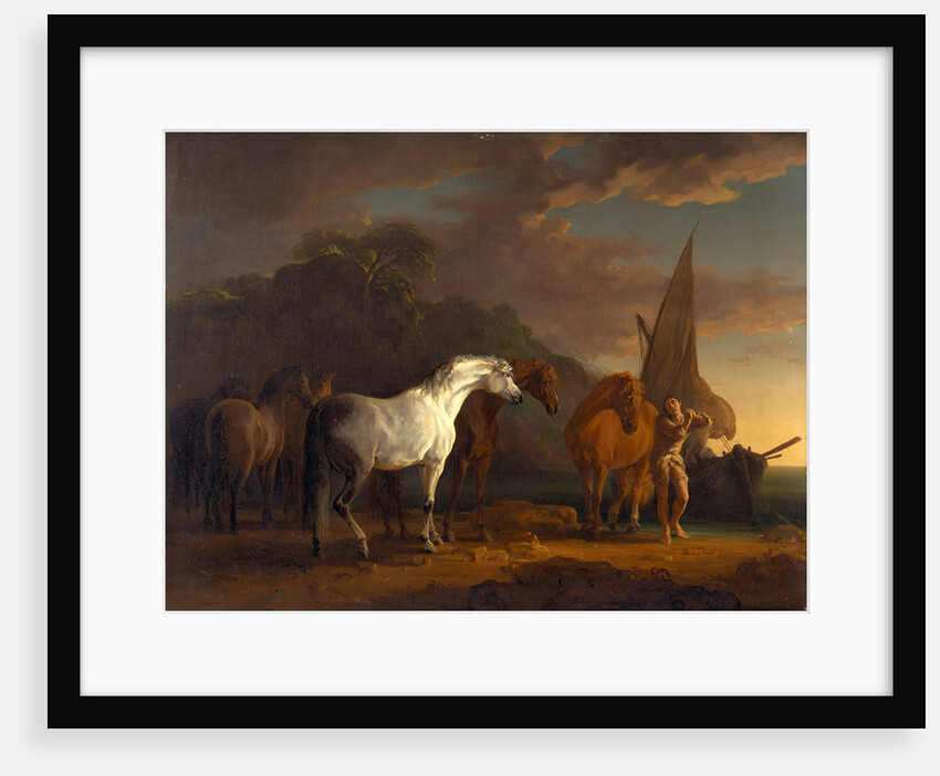 Gulliver Taking His Final Leave of the Land of the Houyhnhnms by Sawrey Gilpin