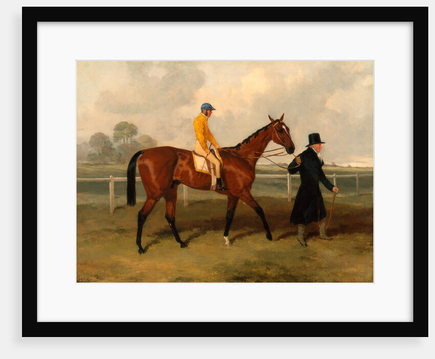 Sir Tatton Sykes Leading in the Horse by Harry Hall