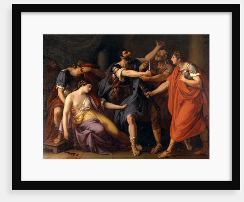 The Death of Lucretia The Oath of Brutus by Gavin Hamilton