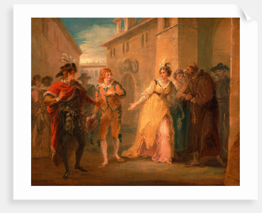 The revelation of Olivia's betrothal by William Hamilton