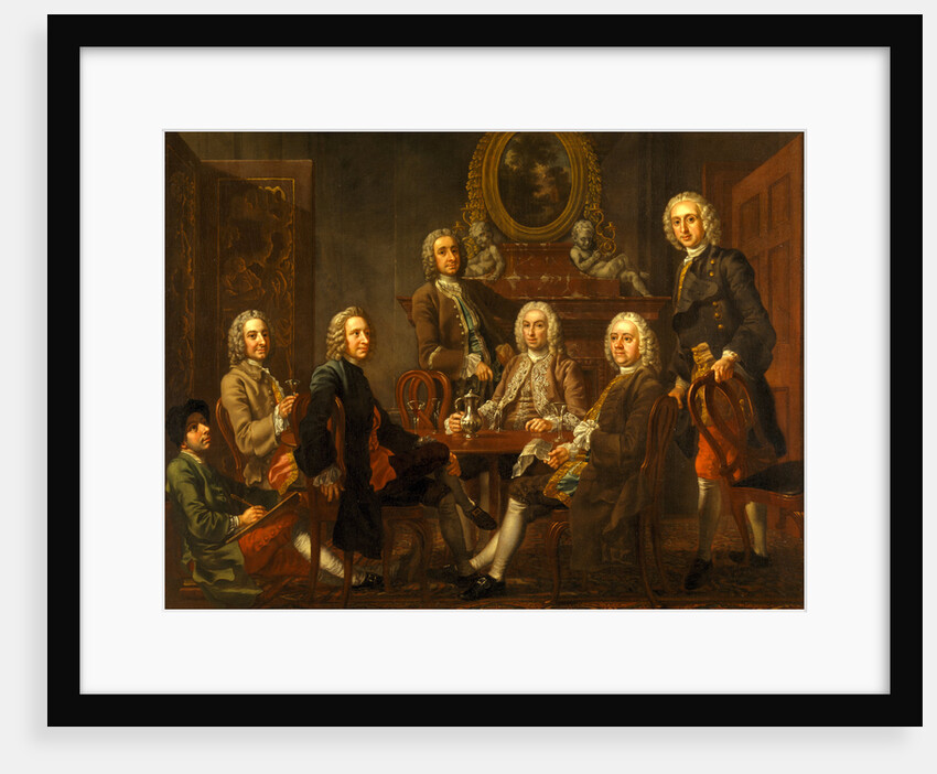 Portrait of a Group of Gentleman by Francis Hayman