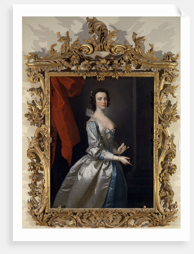 Portrait of a Woman, Probably Elizabeth Aislabie, of Studley Royal by Thomas Hudson
