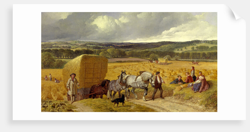 Harvest by John Frederick Herring