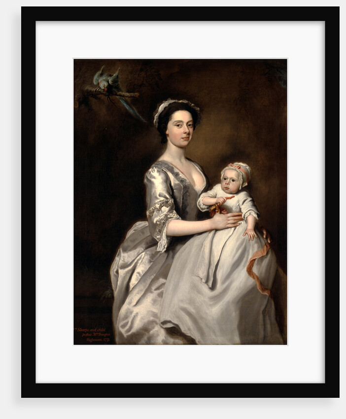 Mrs. Sharpe and Her Child Mrs. Sharpe and Child by Joseph Highmore