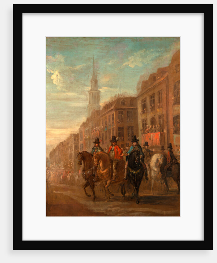 Restoration Procession of Charles II at Cheapside by London William Hogarth