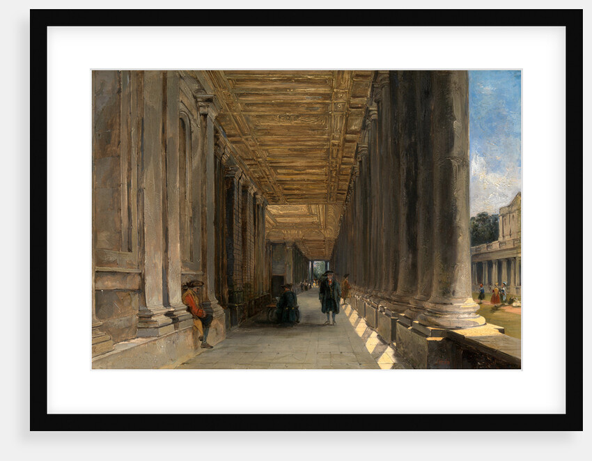 The Colonnade of Queen Mary's House, Greenwich, London by James Holland