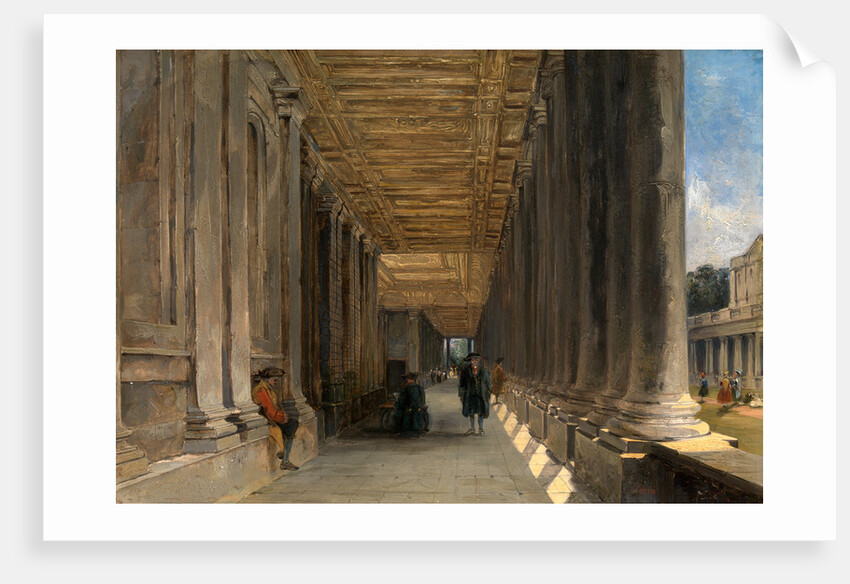The Colonnade of Queen Mary's House, Greenwich, London by James Holland
