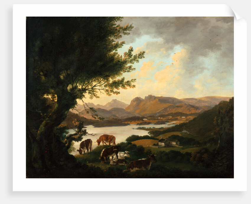 Lake Windermere by Julius Caesar Ibbetson