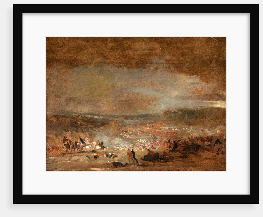 Study for 'Battle of Waterloo' by George Jones