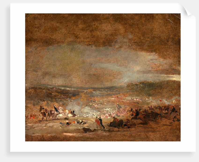 Study for 'Battle of Waterloo' by George Jones