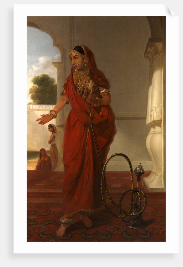 Dancing Girl An Indian Dancing Girl with a Hookah by Tilly Kettle