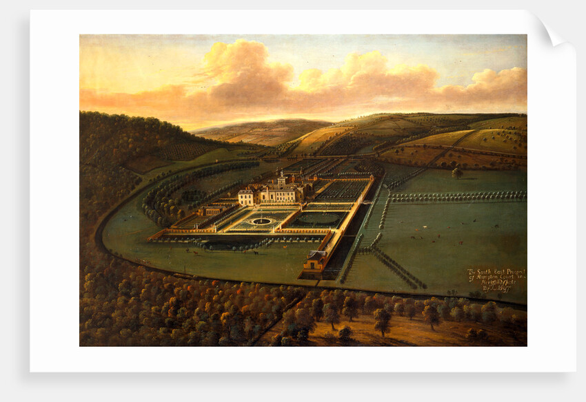 The Southeast Prospect of Hampton Court, Herefordshire by Leonard Knyff