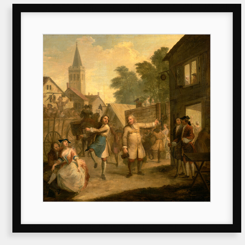 Hob Continues Dancing in Spite of his Father by John Laguerre
